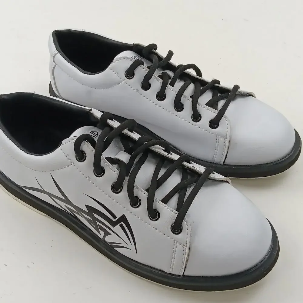 Pyramid Action Tribal Shoes Mens Size 10.5 White Bowling Sneakers Low Top